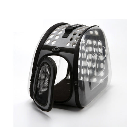 Transparent Pet Carrier, Shoulder Bag, Trendy Handbag